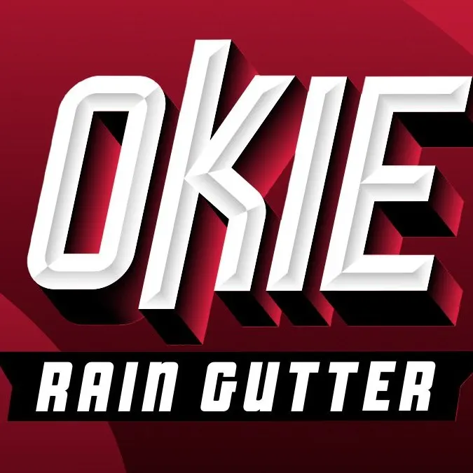 Business logo for Okie Rain Gutter